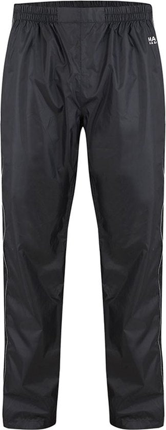 "Zwarte Mac in a Sac Full Zipper Regenbroek - Maat XL" 
"Mac in a Sac Full Zipper Rain Pants - Black - Size XL"