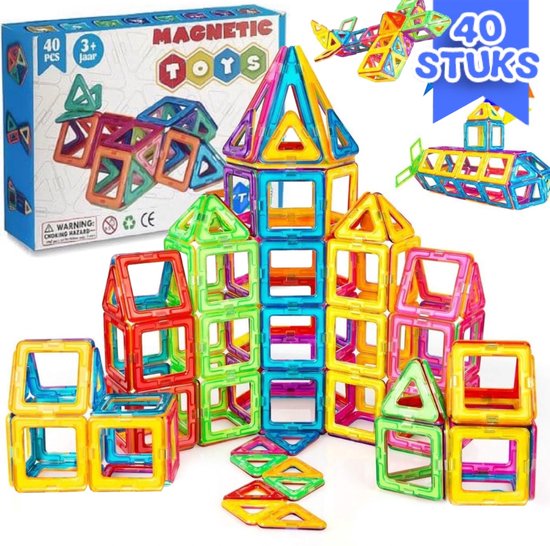 "Magnetisch Speelgoed - Voordeelset van 40 Stuks - Veilig en Leuk voor Kinderen"
"Magnetic Toys - 40-Piece Value Set - Safe and Fun for Kids"