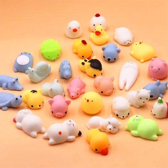 Soft Animal Mochi Squishy Fidget Toys - Set of 6 Pieces | Perfect Sinterklaas Shoe Gifts
Product Name in English: Soft Animal Mochi Squishy Fidget Toys