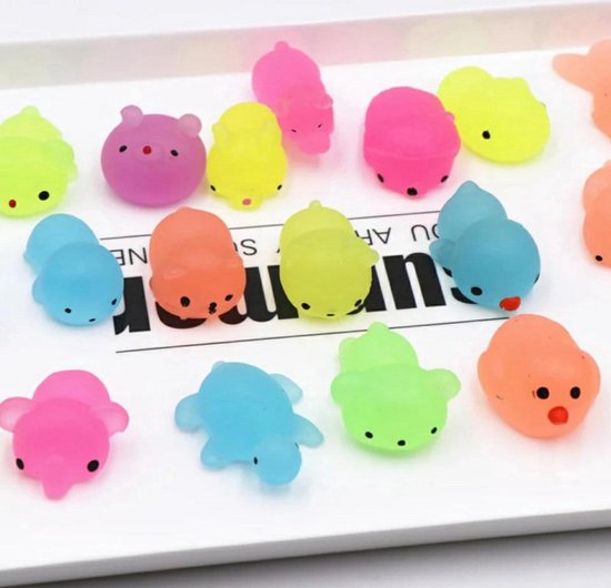 Soft Animal Mochi Squishy Fidget Toys - Set of 6 Pieces | Perfect Sinterklaas Shoe Gifts
Product Name in English: Soft Animal Mochi Squishy Fidget Toys