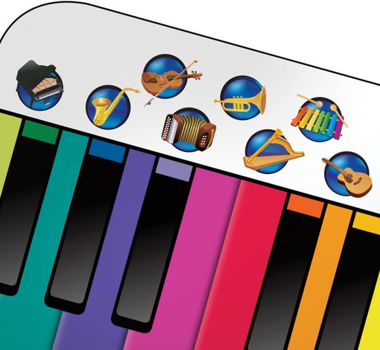 "N-GEAR XXL Interactive Piano Dance Mat - 42 x 180 cm"
"N-GEAR XXL Interactive Piano Dance Mat"