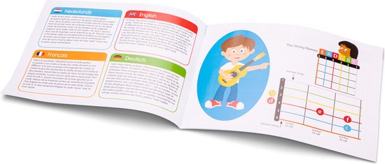 "Wooden Toy Guitar with Carrying Strap - Includes Music Booklet - New Classic Toys Musical Instrument"
Product Name in English: "Wooden Toy Guitar"