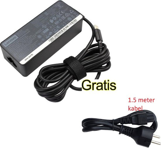 "65W USB-C Adapter/Charger - Original - Asus - Acer - HP - Lenovo - Dell - Macbook - Toshiba - Medion"
Productnaam in het Engels: "65W USB-C Adapter Charger"