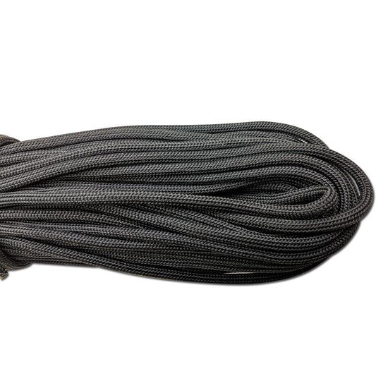Paracord Rope - 4mm Diameter - 20 meters Length - Black - 250kg Strength
Paracord Rope