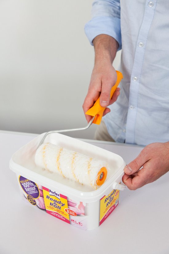 Perfax Ready&Roll Wallpaper Adhesive | Non-woven Wallpaper Paste | 2.25 Kg Transparent Wallpaper Glue | Universal Wallpaper Adhesive. 
Perfax Ready&Roll Wallpaper Adhesive