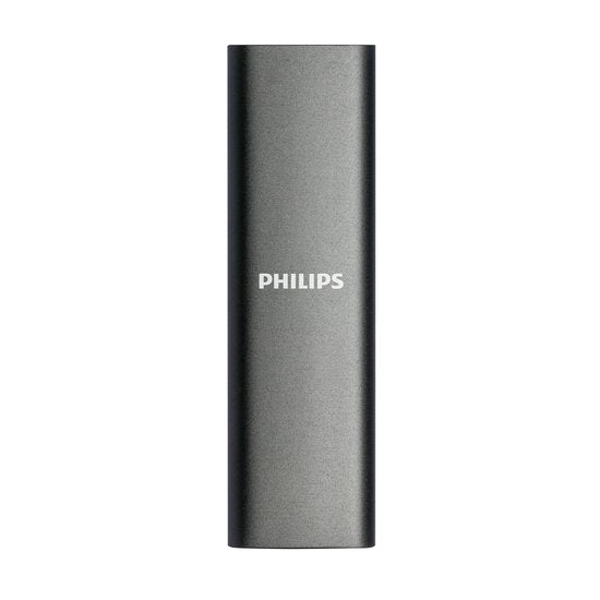 "Philips Portable External SSD 2TB - Ultra Speed USB-C & USB A 3.2 - Read Speed 550MB/s - Write Speed 520MB/s - Compatible with Windows, Mac, Android, and Game Consoles"
Product Name in English: Philips Portable External SSD 2TB