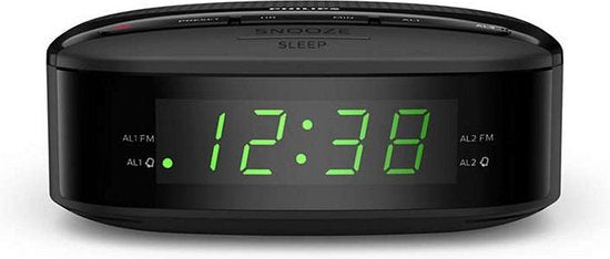 "Philips TAR3205 - Digitale Klokradio - Zwart" 
"Philips TAR3205 Digital Clock Radio Black"