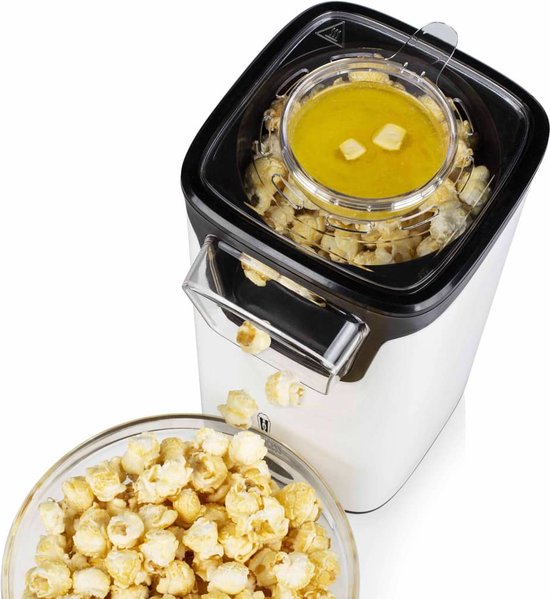 Ultimate Princess Popcorn Maker – Ready in 2 Minutes – Oil-Free – 1100W – Easy Refill Opening