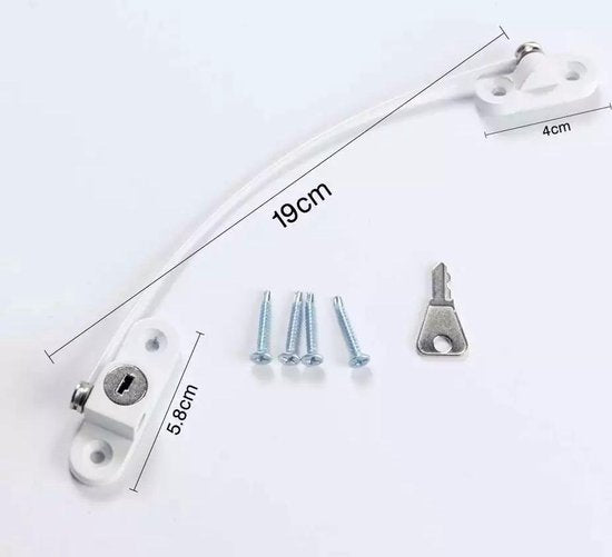 White Window Restrictor | Window Security | Fall Protection | Baby and Child Safety
WindowRestrictorWhite