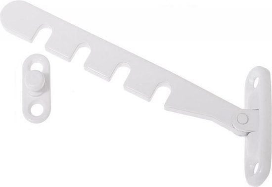 "Window and Door Holder, Window Opener, Wind Hook for Plastic and Wooden Frames, Door/Window Restrictor, Casement Window Opener, Including Mounting Material, Cream White 140mm"
English product name: Window and Door Holder
