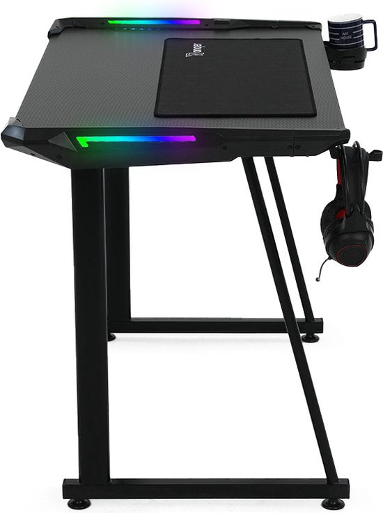 "Ranqer Nimbus RGB Gaming Desk with LED Lights - Game in Style!"
Productnaam in het Engels: Ranqer Nimbus RGB Gaming Desk