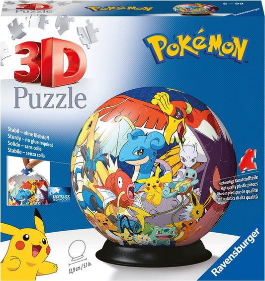 "72 Piece Ravensburger 3D Puzzle - Pokémon Ball"