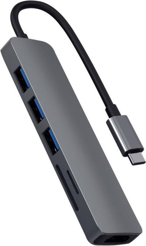 "Premium Quality Rolio USB C Hub - Universal - 4K HDMI". 
Productnaam in het Engels: "Rolio USB C Hub".