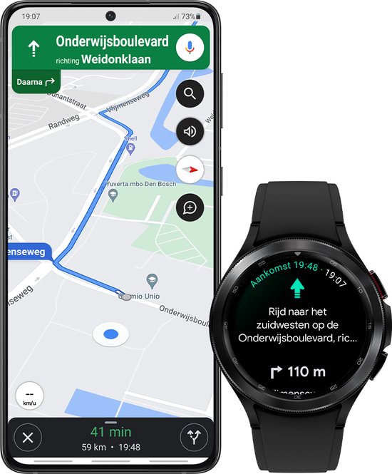 Samsung Galaxy Watch4 Classic - Smartwatch voor heren en dames - 46mm - Zwart
Samsung Galaxy Watch4 Classic Smartwatch 46mm Black