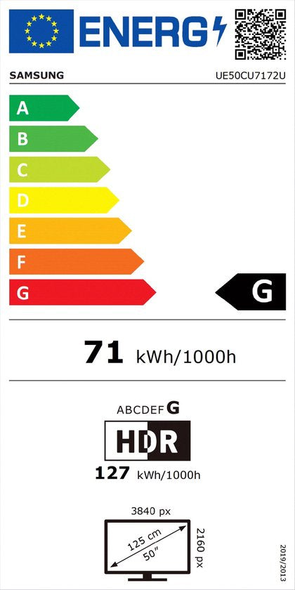 Samsung UE50CU7172 - 50 inch - 4K LED - 2023 - Europees Model
"Samsung UE50CU7172 - 50 inch - 4K LED - 2023 - European Model"
Samsung UE50CU7172 50 inch 4K LED 2023 European Model