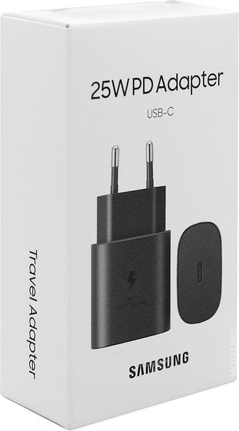 Samsung Universal USB-C Adapter/Charger - Fast Charger (25W) - Black
Samsung Universal USB-C Adapter Charger Fast Charger 25W Black
