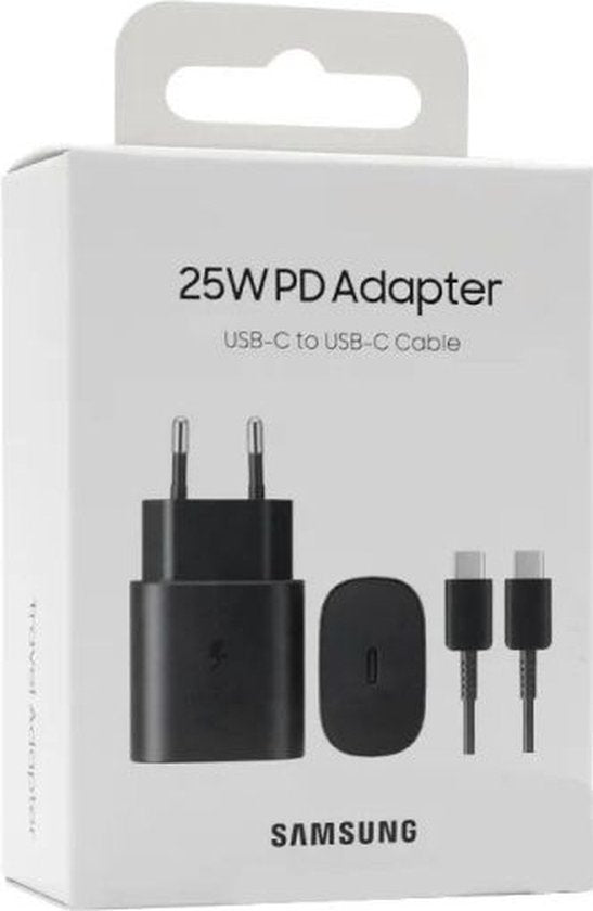 Samsung Universal USB-C Fast Charger 25W - Black - Includes Cable