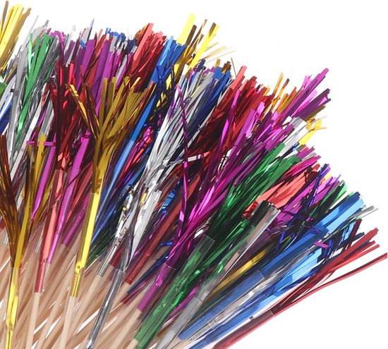 "Set van 50 Vuurwerk Cocktailprikkers - Partyprikkers voor Taart en Gebak - Gekleurde Feestdecoratie - Palmboom Design - 50 stuks"
"Set of 50 Firework Cocktail Picks - Party Picks for Cake and Pastry - Colored Party Decor - Palm Tree Design - 50 pieces"