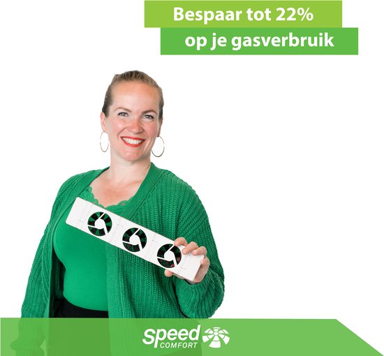 "SpeedComfort Radiator Ventilator Trio Set - Geschikt voor alle radiatoren & Eenvoudig te installeren - Bespaar energie met een betere warmteverdeling"
Productnaam in het Engels: SpeedComfort Radiator Fan Trio Set
