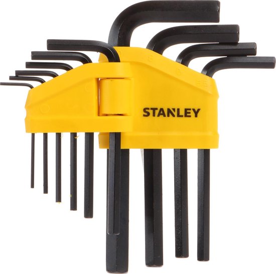 STANLEY 10-Piece Hex Key Set - Precision Tools for 1.5 to 10 mm