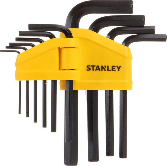 STANLEY 10-Piece Hex Key Set - Precision Tools for 1.5 to 10 mm