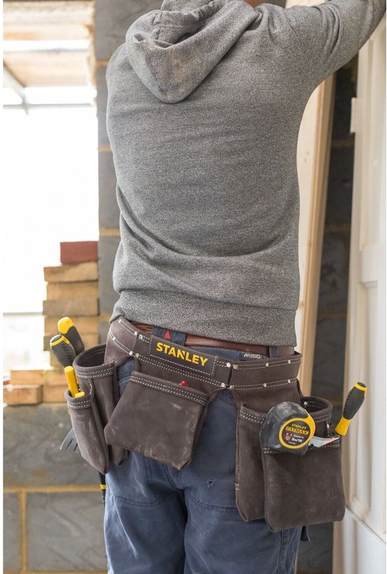 "STANLEY STST1-80113 Dubbele Gereedschapsgordel met Verstelbare Riem - Praktisch en Handig"
Productnaam in het Engels: STANLEY STST1-80113 Double Tool Belt