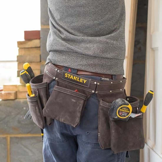 "STANLEY STST1-80113 Dubbele Gereedschapsgordel met Verstelbare Riem - Praktisch en Handig"
Productnaam in het Engels: STANLEY STST1-80113 Double Tool Belt