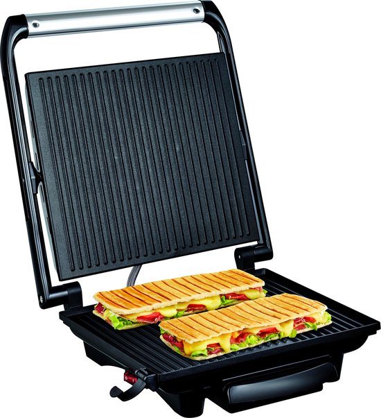 Tefal GC241D12 Contactgrill met Anti-aanbaklaag - 2000W - Zwart
Tefal GC241D12 Contact Grill with Non-stick Coating - 2000W - Black