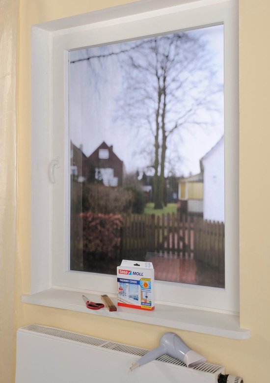 "Tesa Tesamoll Thermo Cover PE Window Insulation Film - 4 x 1.5 meters"
Product Name in English: Tesa Tesamoll Thermo Cover PE Window Insulation Film
