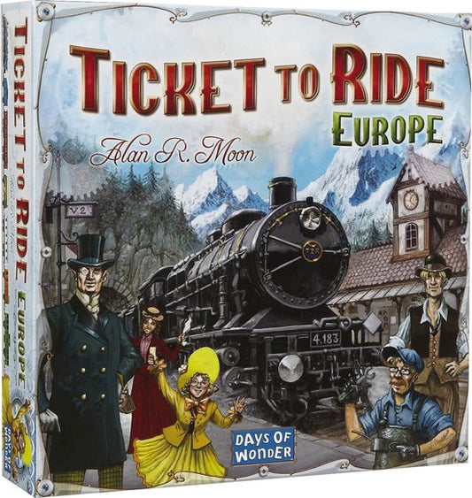 Ticket to Ride Europe - Bordspel
Rewritten title: "Ticket to Ride Europe Board Game"
Translated product name: Ticket to Ride Europe