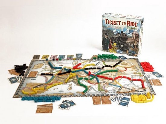 Ticket to Ride Europe - Bordspel
Rewritten title: "Ticket to Ride Europe Board Game"
Translated product name: Ticket to Ride Europe