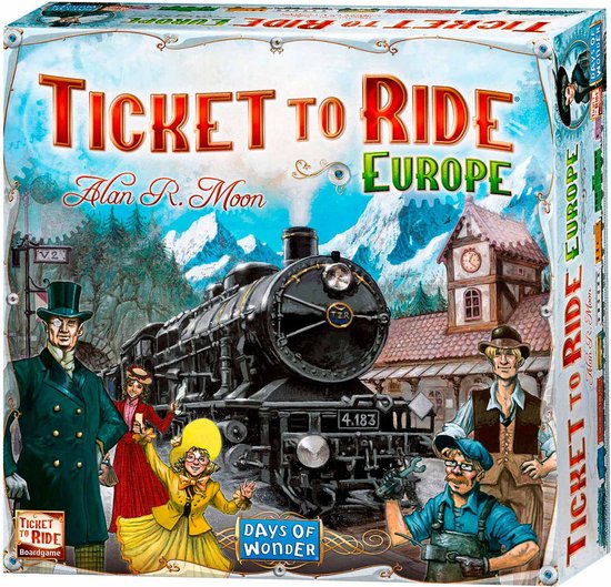 Ticket to Ride Europe - Bordspel
Rewritten title: "Ticket to Ride Europe Board Game"
Translated product name: Ticket to Ride Europe