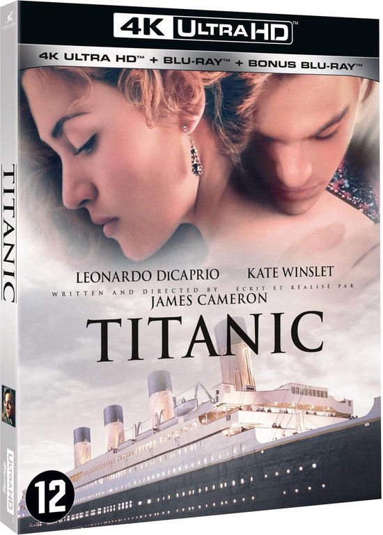 "Titanic - 4K Ultra HD Blu-ray"
Productnaam in het Engels: Titanic 4K Ultra HD Blu-ray