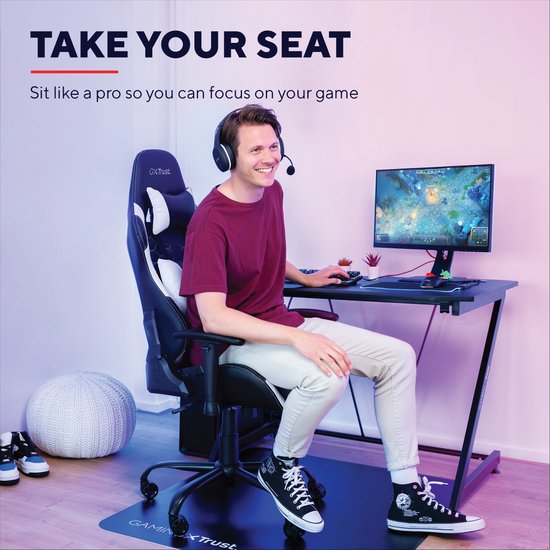 Trust GXT 708 Resto - Gaming Stoel / Bureaustoel - Wit
Trust GXT 708 Resto Gaming Chair / Office Chair - White
Trust GXT 708 Resto Gaming Chair Office Chair White