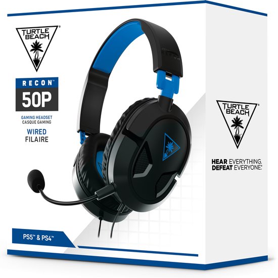 Turtle Beach Ear Force Recon 50P Gaming Headset voor PS4 & PS5
Productnaam in het Engels: Turtle Beach Ear Force Recon 50P Gaming Headset