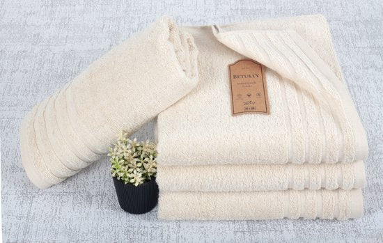 "Magnee Towels - 50 x 100 cm - Set of 6 - Hotel Quality - Heavyweight 500 g/m2 Natural Cream"
"Magnee Towels"
