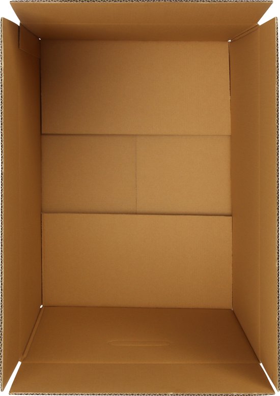 Heavy-Duty Moving Boxes - 20 Pack - 60L Capacity - Double-Wall Cardboard - Supports Up to 50kg