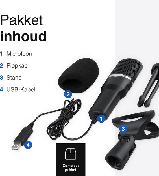 "Vivid Green USB Microfoon met Standaard - Gaming en Podcast - Voor PC en Console - Inclusief Plopkap - Zwart"
"Vivid Green USB Microphone with Stand - Gaming and Podcast - For PC and Console - Includes Pop Filter - Black"