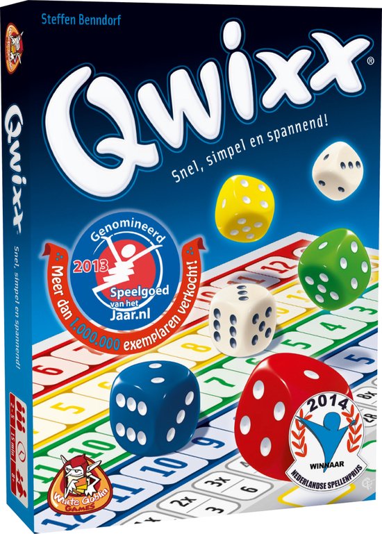 Qwixx - Basisspel - Dobbelsteenspel van White Goblin Games
Productnaam in het Engels: Qwixx Base Game