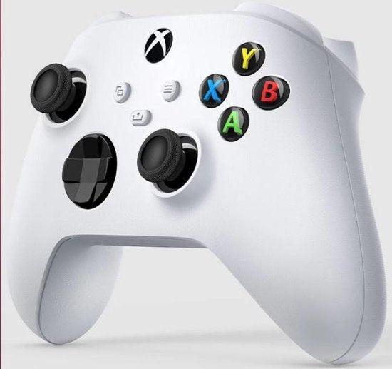 "Xbox Wireless Controller - Robot White - Series X & S - Xbox One"
Productnaam in het Engels: Xbox Wireless Controller Robot White Series X S Xbox One