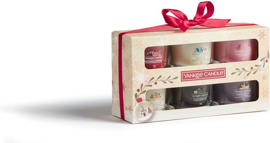 Yankee Candle - Enchanting Snow Globe Wonderland Votive Gift Set (6-Pack)