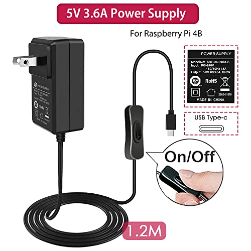 GeeekPi Raspberry Pi 4 8GB Starter Kit - 64GB Edition, Raspberry Pi 4 Case with PWM Fan, Raspberry Pi 18W 5V 3.6A Power Supply with ON/Off Switch, HDMI Cables for Raspberry Pi 4B (8GB RAM)