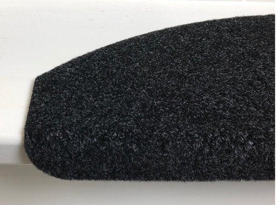 13x Solid stair mats 56x17x3.5 anthracite/black