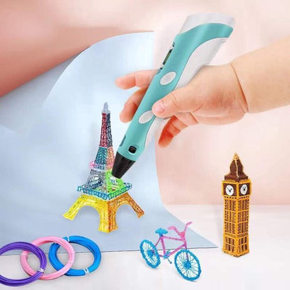 Ultimate 3D Pen Starter Kit - Perfect for Kids & Adults - Enhanced Version with Bonus Accessories