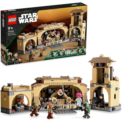 Lego 75326 Star Wars Boba Fett's troonzaal bouwbaar speelgoed met paleizen