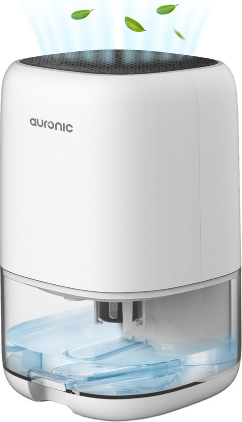 Auronic Dehumidifier - Removes 450ml/Day - LED Display - Perfect for Living Room, Bedroom & Bathroom - White