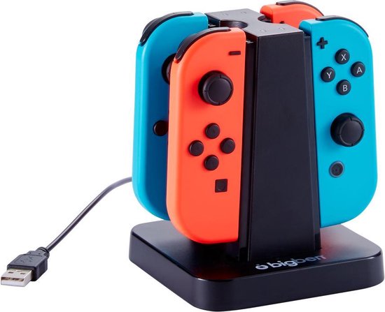 Bigben - Charging station - Quad Charger 4 Joy-Con - Compatible with Nintendo Switch
