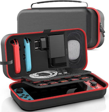 "Draagbare Opbergtas Koffer voor Nintendo Switch - Zwart - Geschikt voor Console en Accessoires"

Productnaam in het Engels: "Portable Storage Case for Nintendo Switch - Black - Suitable for Console and Accessories"