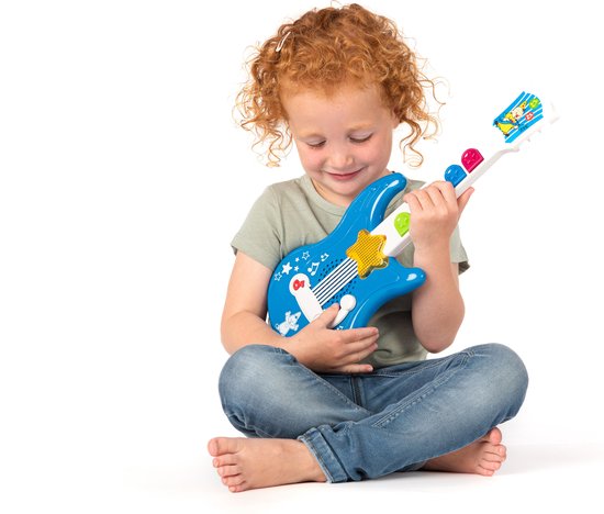 Bumba Speelgoedinstrument - Mijn Eerste Gitaar met Bumba Liedjes

English Product Name: Bumba Toy Instrument - My First Guitar with Bumba Songs