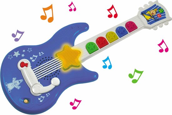Bumba Speelgoedinstrument - Mijn Eerste Gitaar met Bumba Liedjes

English Product Name: Bumba Toy Instrument - My First Guitar with Bumba Songs